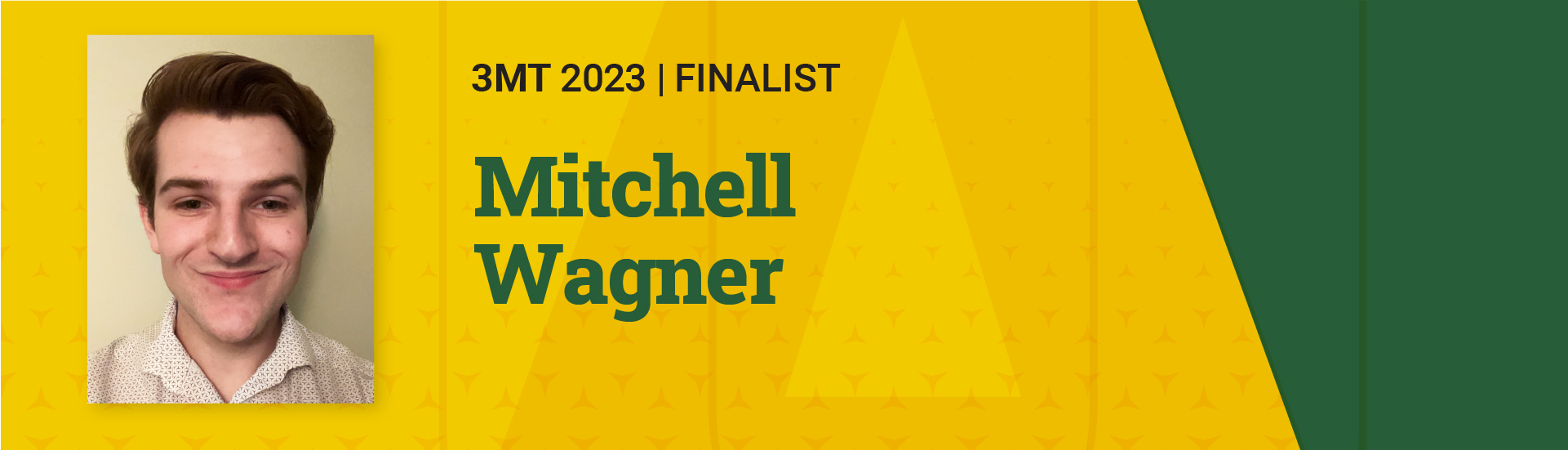 3MT 2023 Finalist Mitchell Wagner