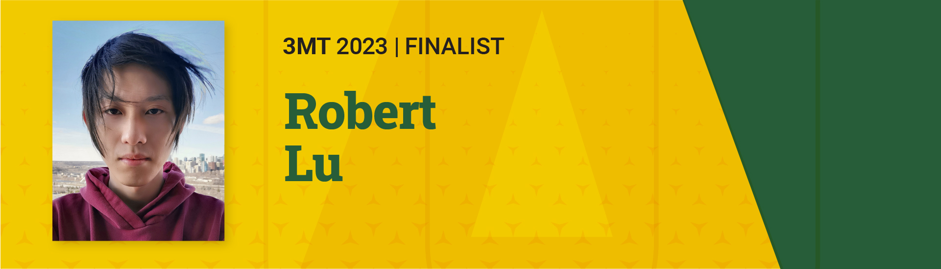 3MT 2023 Finalist Robert Lu