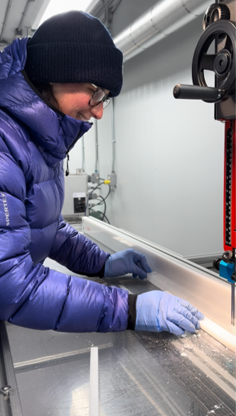 meg in the lab