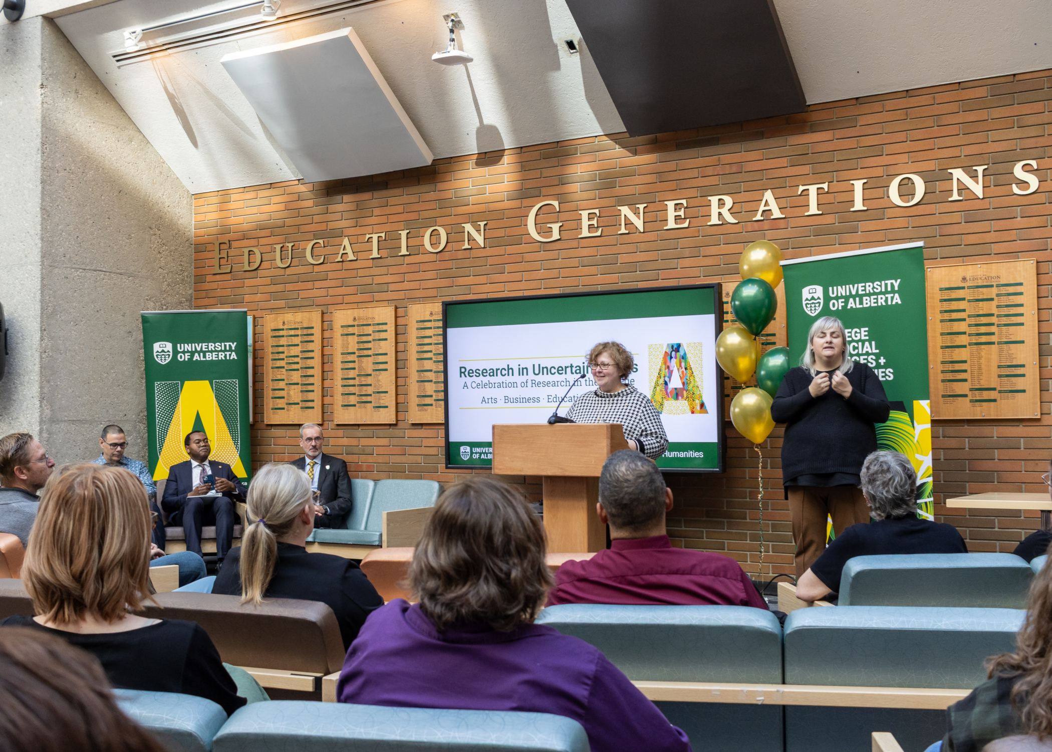 SSHRC Vice President of Research Sylvie Lamoureux